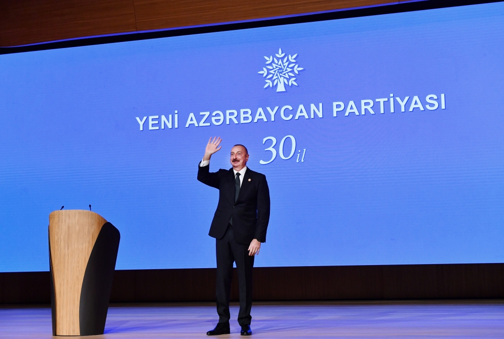 Prezident YAP-ın yubileyində nələrdən DANIŞDI - TAM MƏTN
