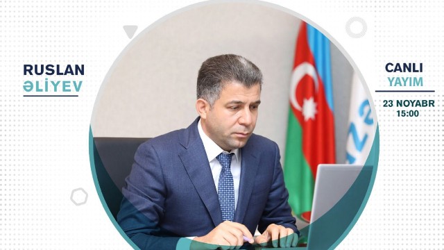 Ruslan Əliyev canlı yayımda sualları cavablandıracaq