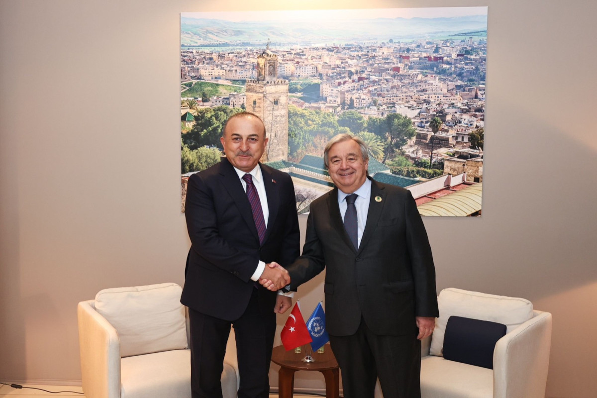 Çavuşoğlu Quterreşlə görüşdü - Ukrayna müzakirəsi