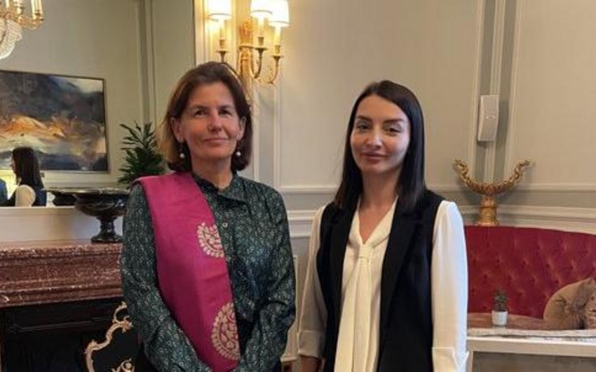 Leyla Abdullayeva Fransanın yeni səfirilə görüşdü