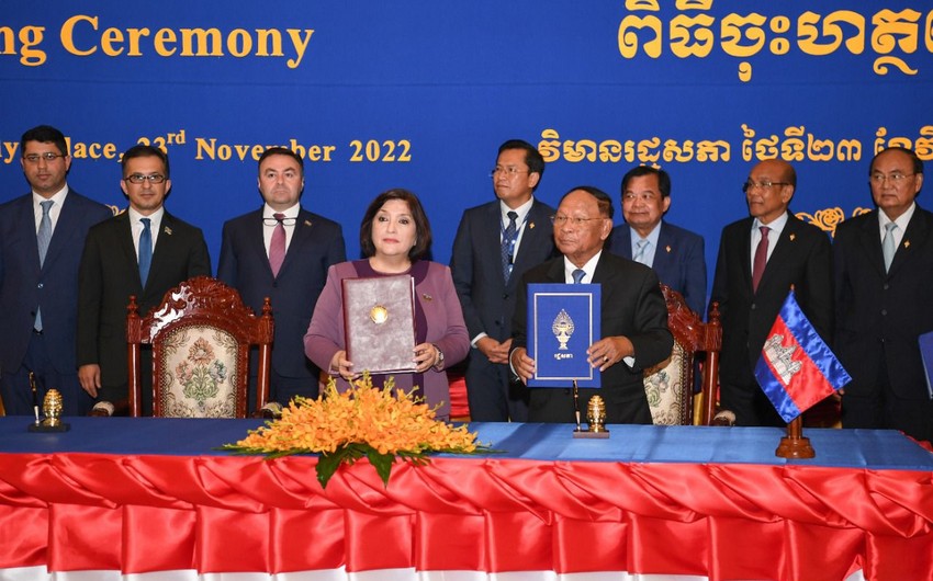 Azərbaycan və Kamboca arasında memorandum imzalandı