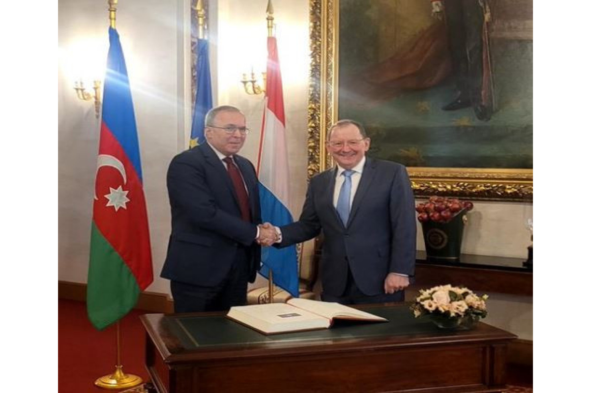 Vaqif Axundov Lüksemburqun spikeri ilə görüşüb