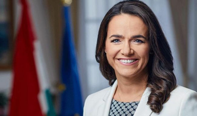 Macarıstanın xanım prezidenti Kiyevə gəldi