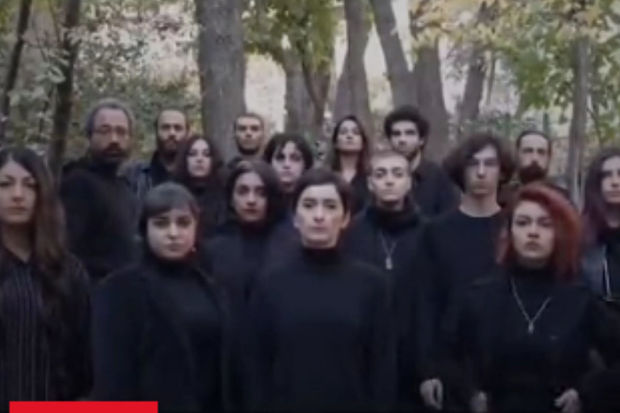 İranda aktrisalar hicabdan imtina etdilər - VİDEO