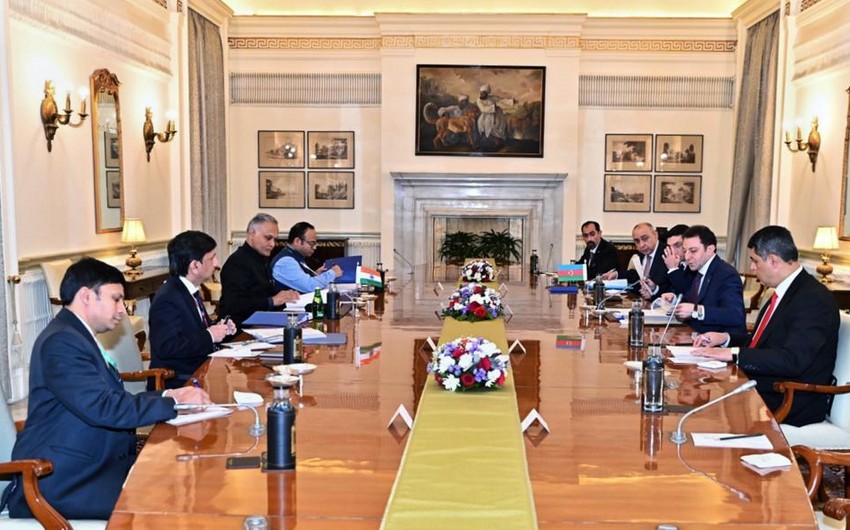 Bakı Dehli ilə məsləhətləşdi - FOTO