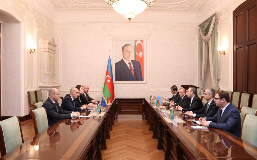 Kamran Əliyev Litva rəsmisi ilə görüşdü