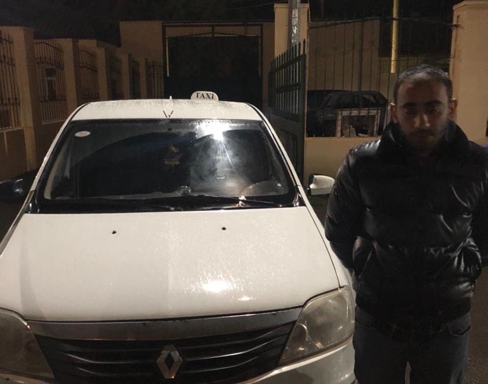 Narkotik çəkib maşın sürən şəxs tutuldu