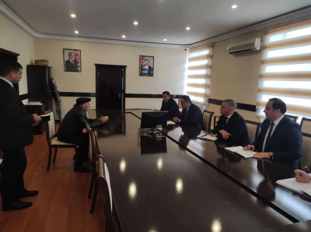 Goranboyda vətəndaşların növbəti qəbulu keçirilib