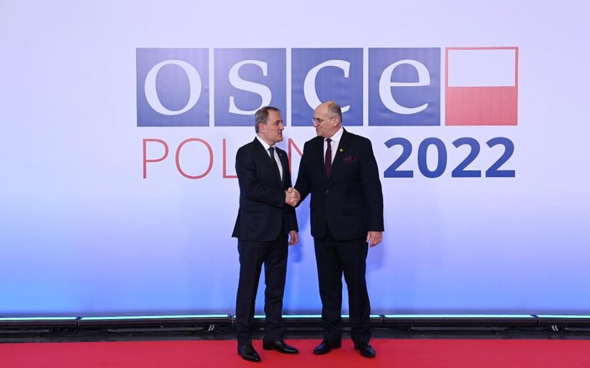 Ceyhun Bayramov polşalı həmkarı ilə görüşüb
