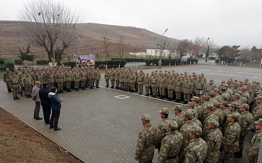 Qarabağda hərbçilərlə görüş keçirildi - FOTOLAR