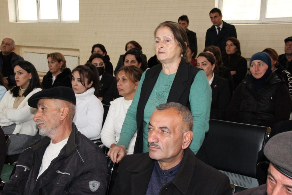 Goranboyun Quşçular kəndində səyyar qəbul keçirilib - FOTOLAR