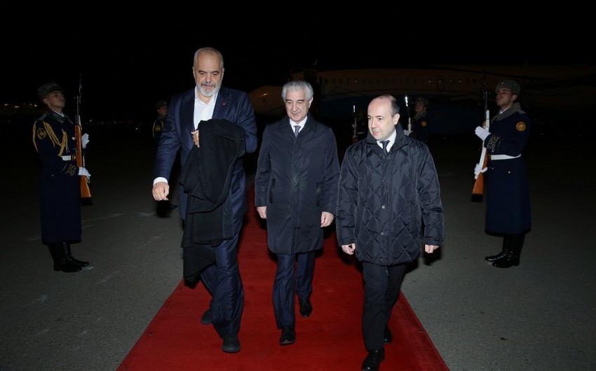 Albaniyanın Baş naziri Azərbaycana gəldi