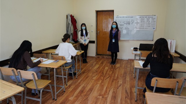 ADU-da Çin dili üzrə ixtisas imtahanları keçirildi - FOTO