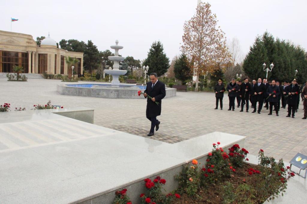Goranboylular Heydər Əliyevin xatirəsini ehtiramla anıblar