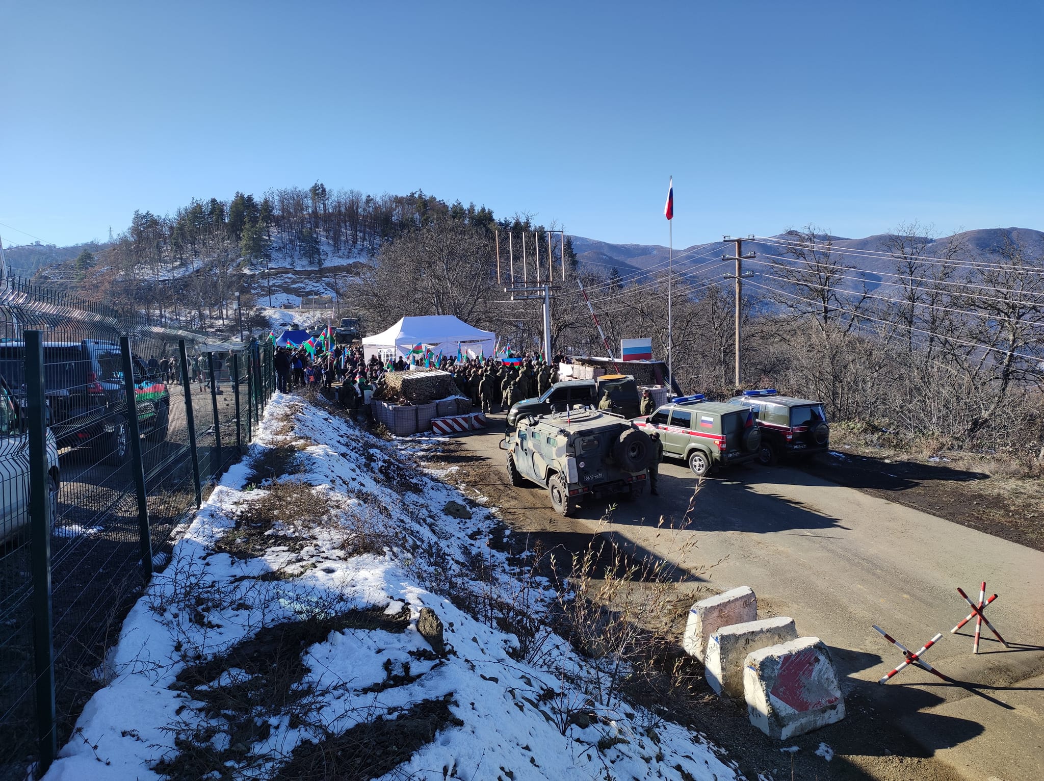 Moldova mətbuatı Laçın yolundakı aksiyadan YAZDI