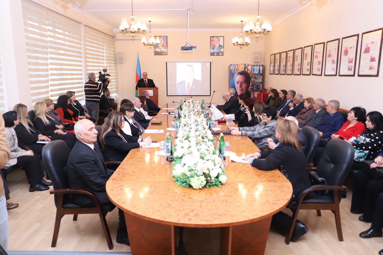 BSU-da Həsən Mirzəyevin 95 illiyi keçirilib - FOTOLAR