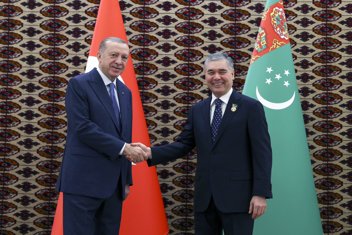 Ərdoğan Qurbanqulu Berdiməhəmmədovla görüşüb