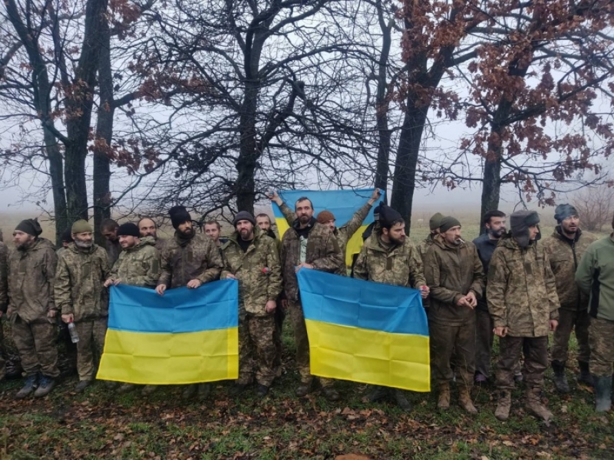 Ukrayna 64 hərbçini əsirlikdən qaytardı