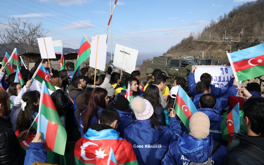 Xankəndi yolundakı aksiya vətənpərvərlik nümunəsidir