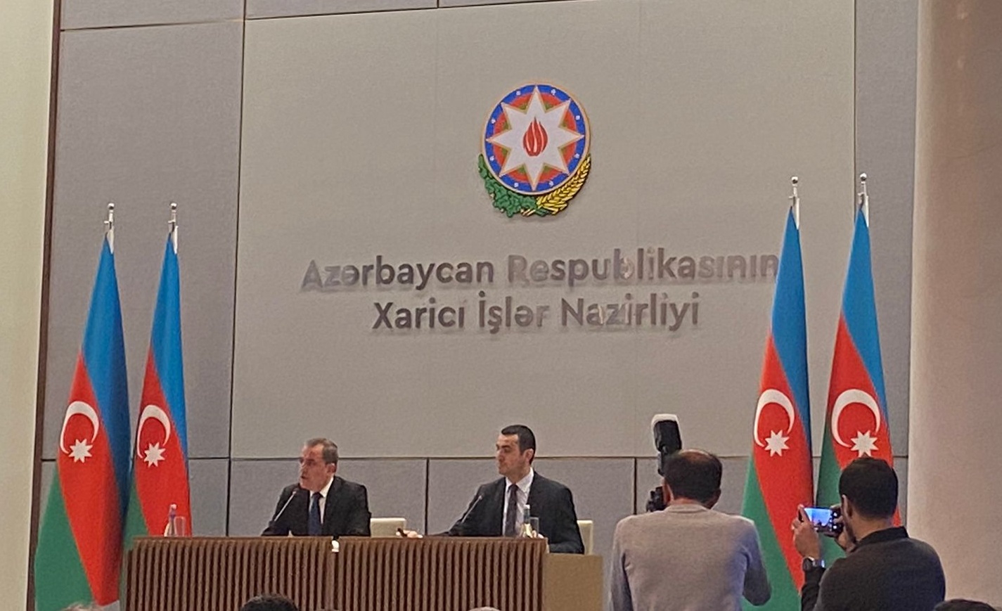Ceyhun Bayramov aksiyaya görə diplomatları topladı - YENİLƏNİB 