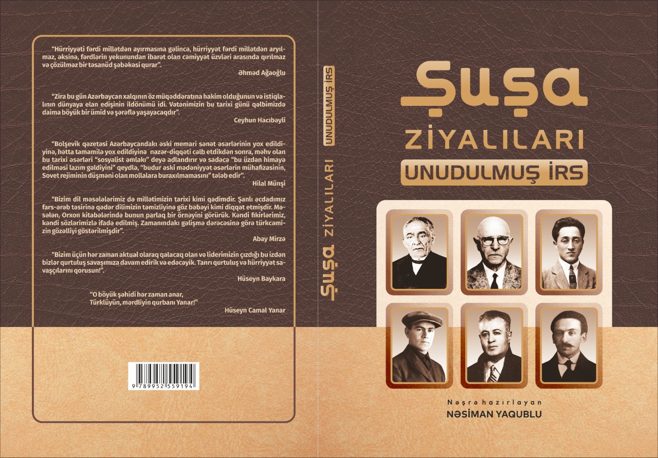 Nəsiman Yaqublu Şuşa haqqında kitab yazdı