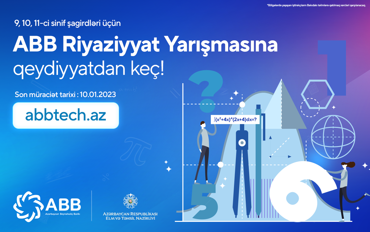 ABB şagirdlər üçün yarışmaya qeydiyyat elan etdi!