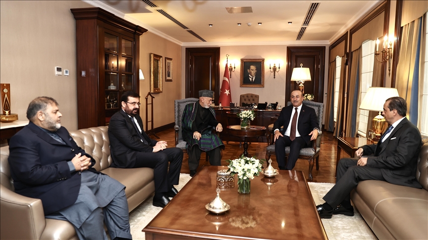 Əfqanıstanın sabiq prezidenti Türkiyəyə gəldi, XİN-də görüş keçirdi