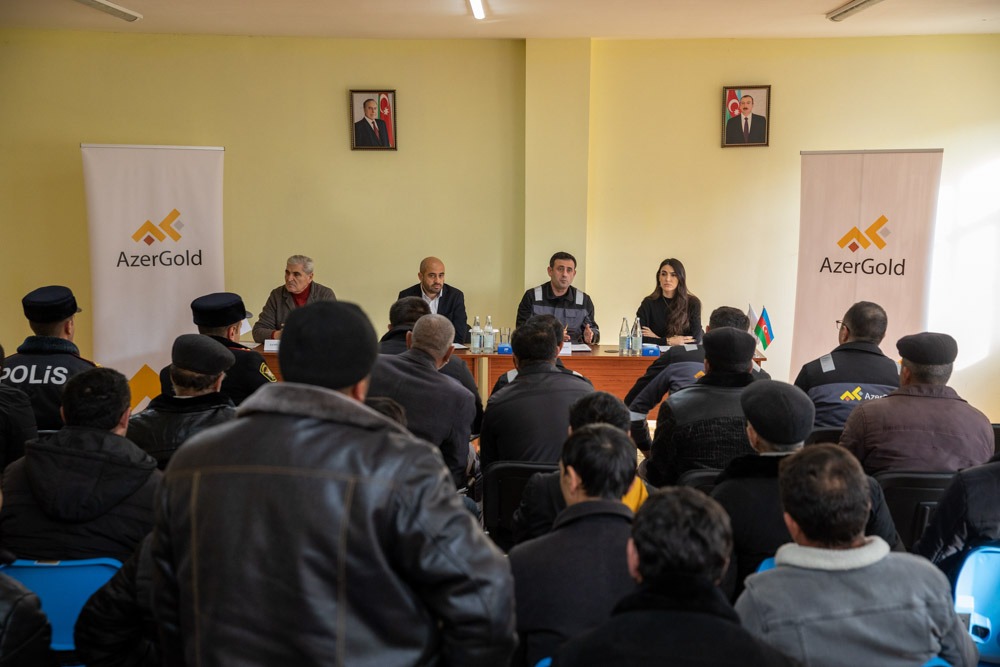 “AzerGold” rəhbərliyi Daşkəsəndə sakinlərlə görüşüb - FOTOLAR