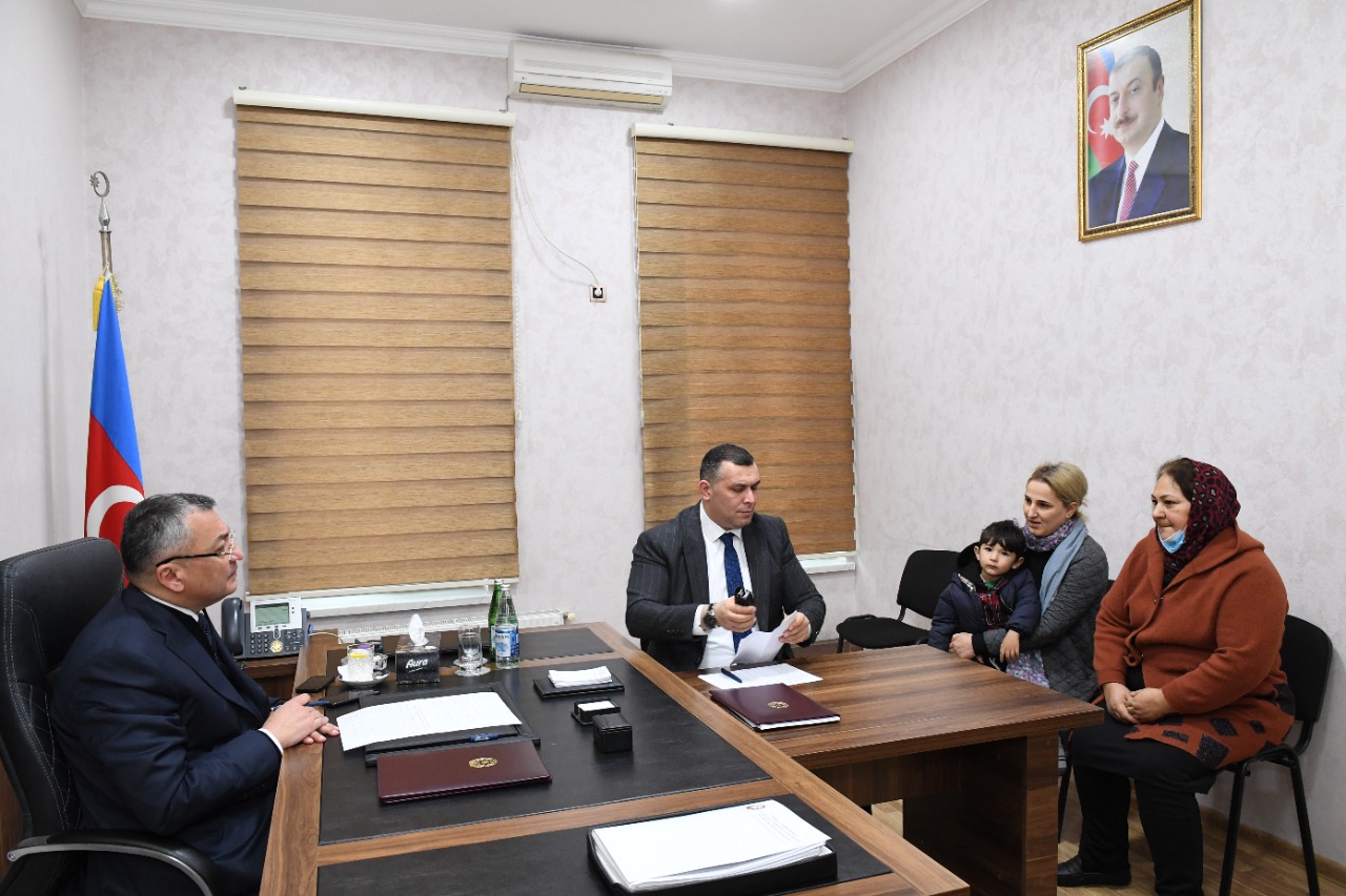 Dövlət Komitəsində vətəndaşların qəbulu keçirilib