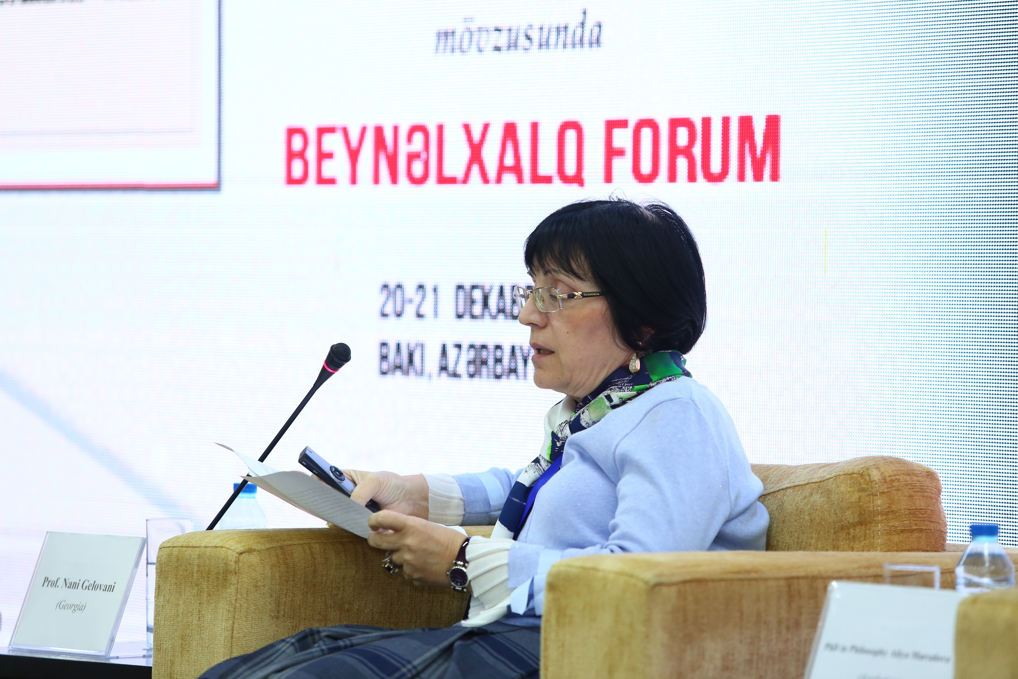 Beynəlxalq forum panellərlə davam edir - FOTOLAR