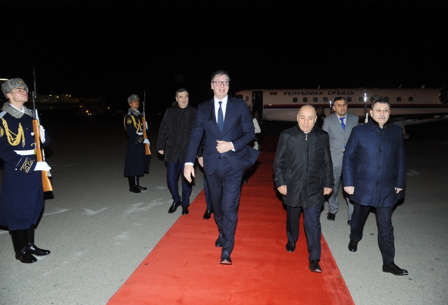 Serbiya Prezidenti Azərbaycana gəldi