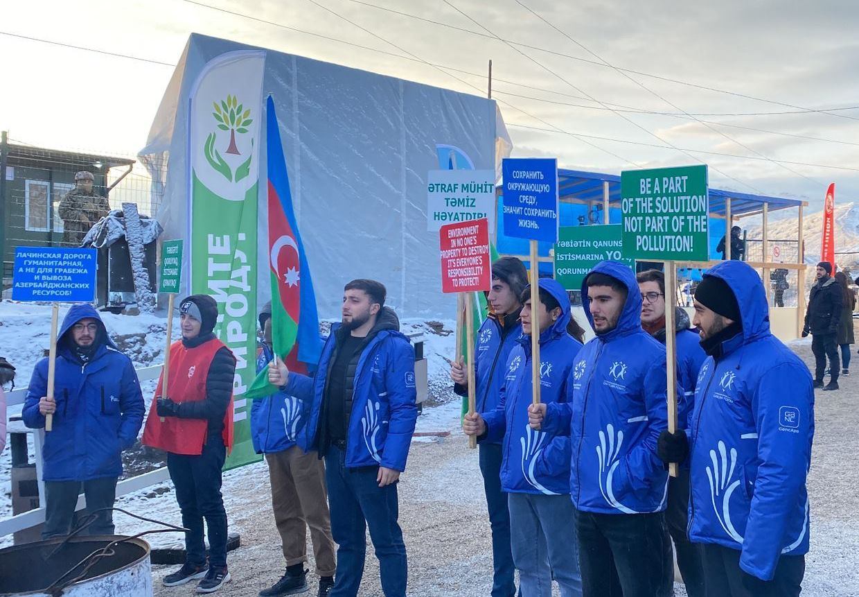 Xankəndi yolunda son vəziyyət - Etirazların 10-cu günüdür