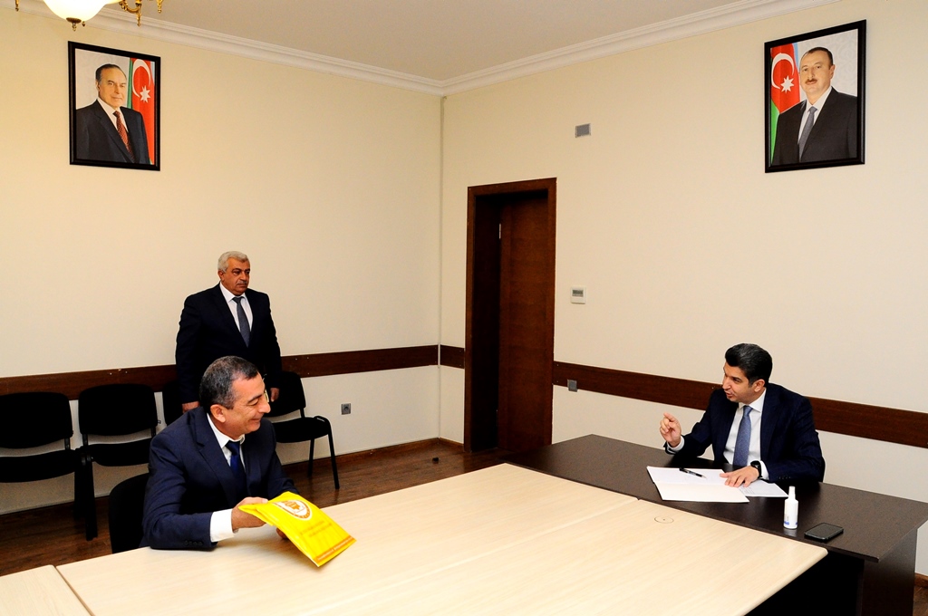 Naftalanda növbəti vətəndaş qəbulu keçirilib - FOTO