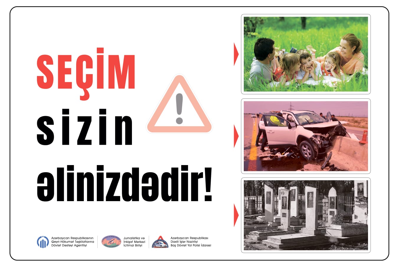 Yol kənarlarına maarifləndirici lövhələr vuruldu - VİDEO