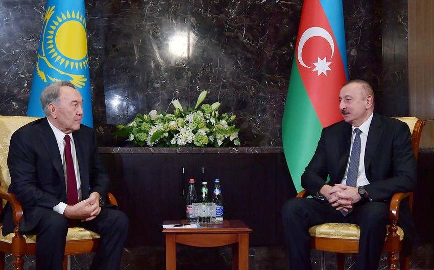 Nazarbayevdən İlham Əliyevə TƏBRİK 