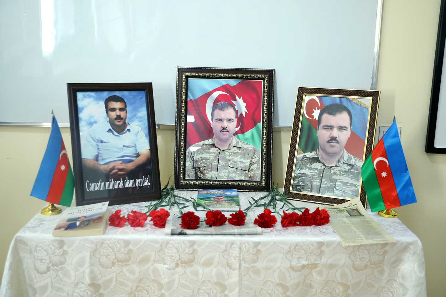 GDU-da şəhidin adına auditoriyanın açılışı oldu - FOTOLAR