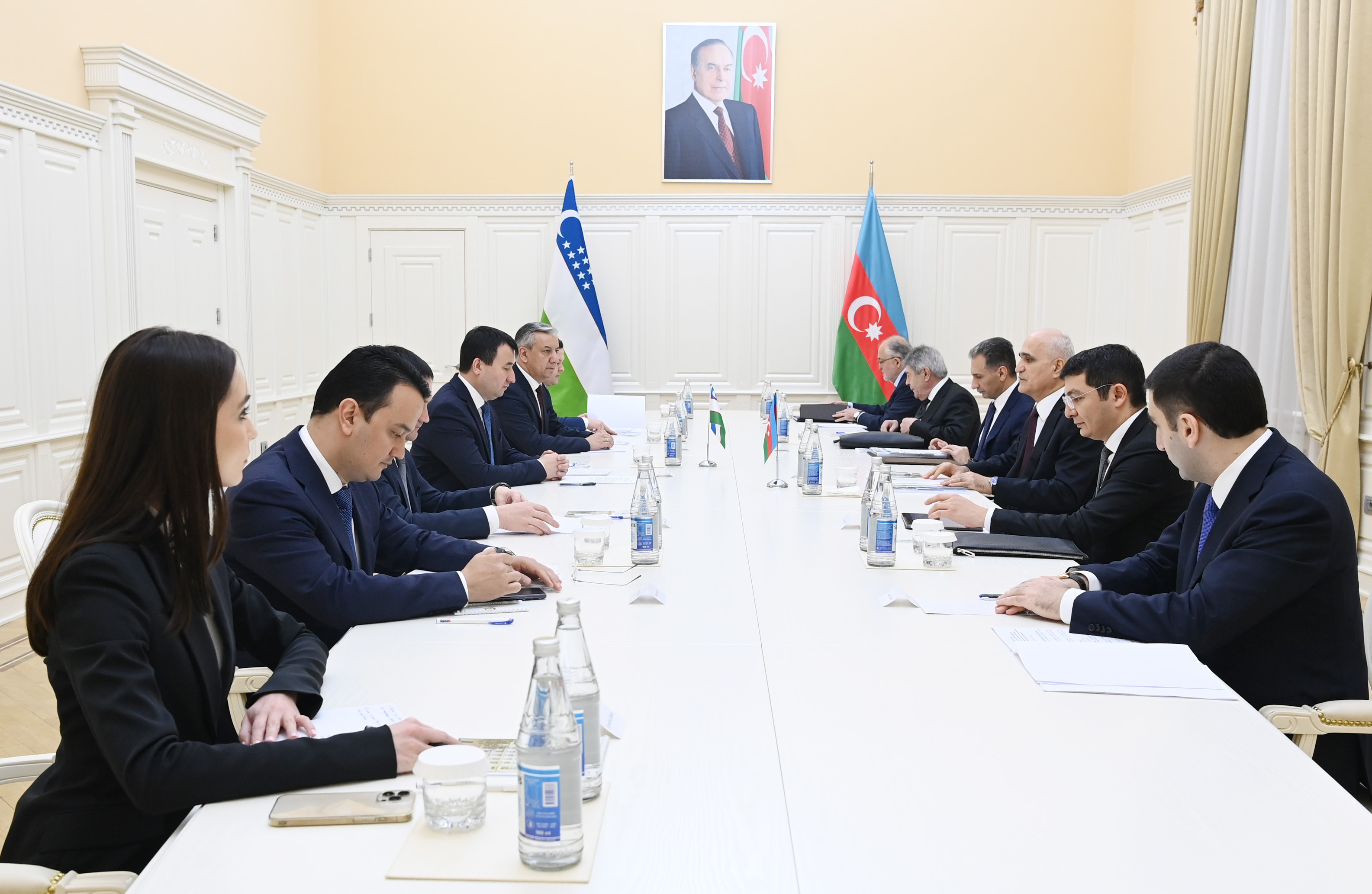 Şahin Mustafayev Xocayevlə görüşüb