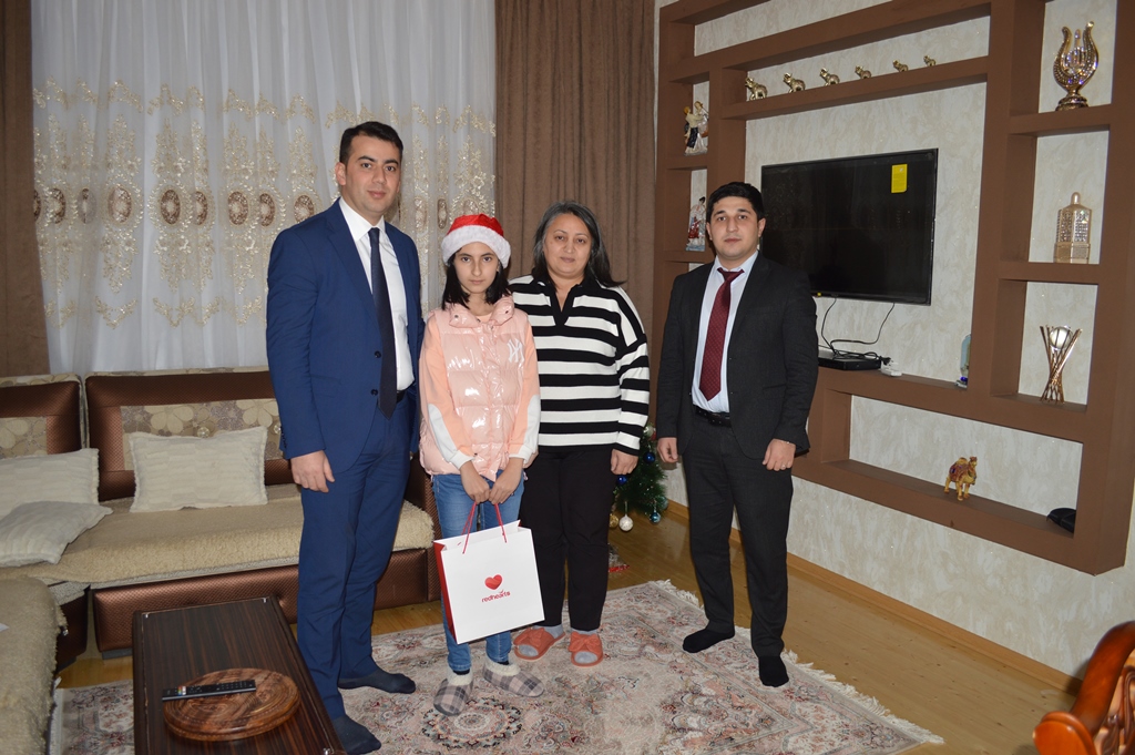 Şəhid və qazi övladları ziyarət olunub