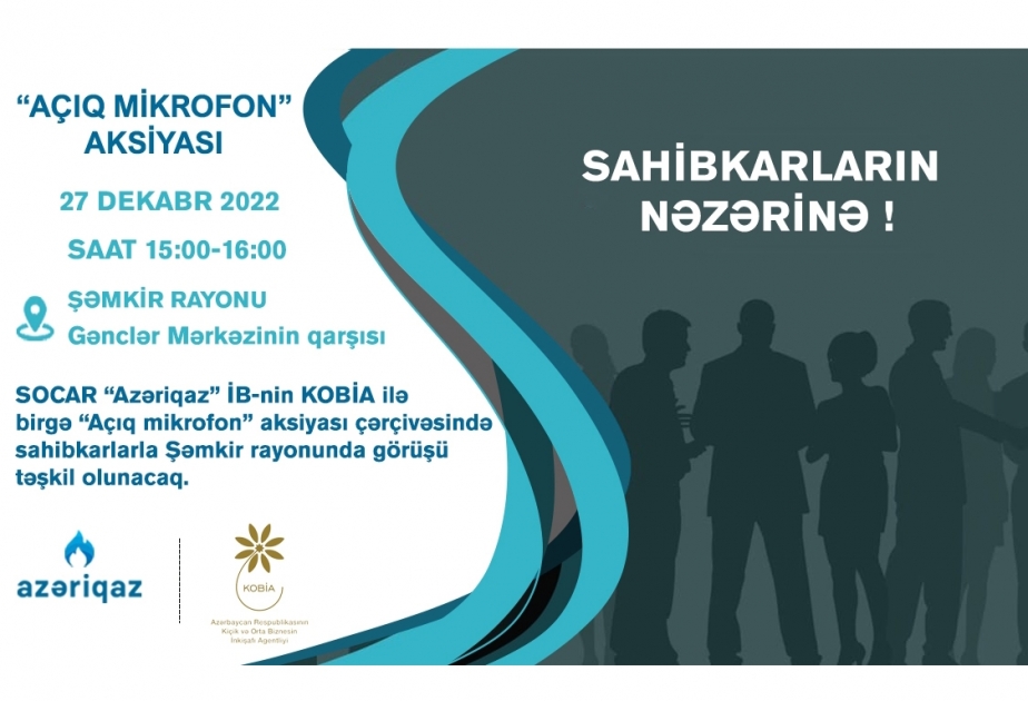 “Azəriqaz” şəmkirli sahibkarlarla görüşəcək