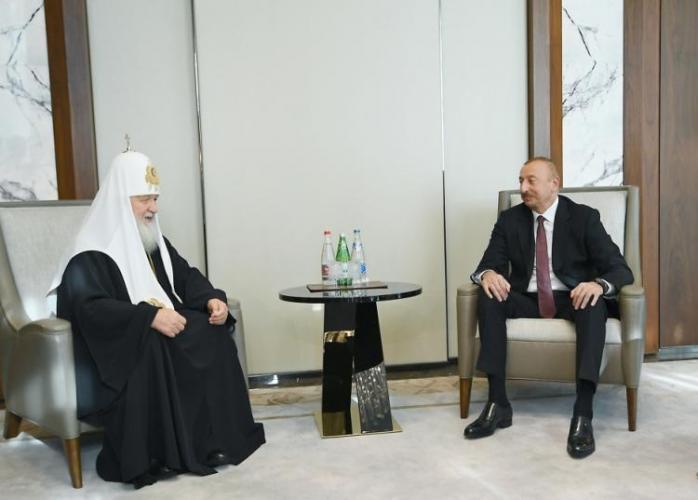 Patriarx Kirill İlham Əliyevə minnətdarlığını bildirdi