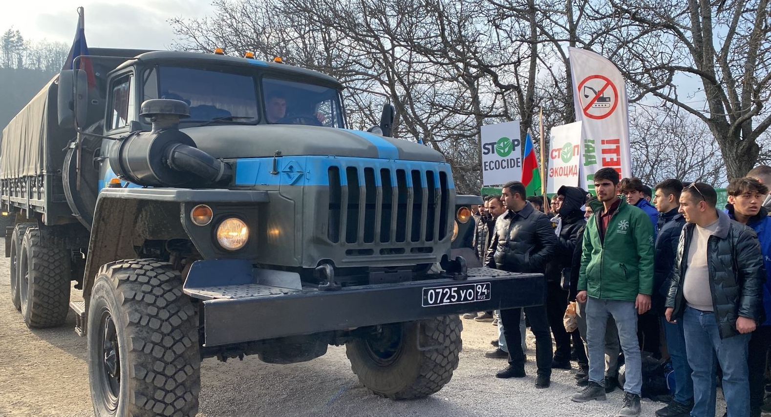 Sülhməramlıların daha 4 avtomobili Laçın yolundan keçdi