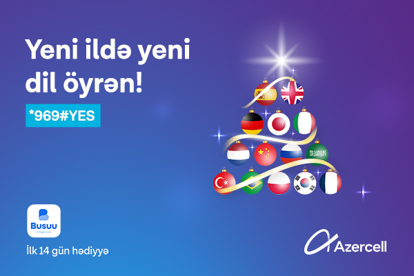 Yeni ildə yeni dil öyrən!