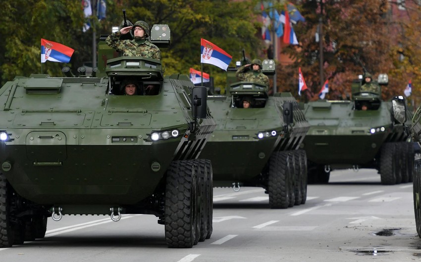 Serbiya ordusu döyüş hazırlığı vəziyyətinə gətirildi