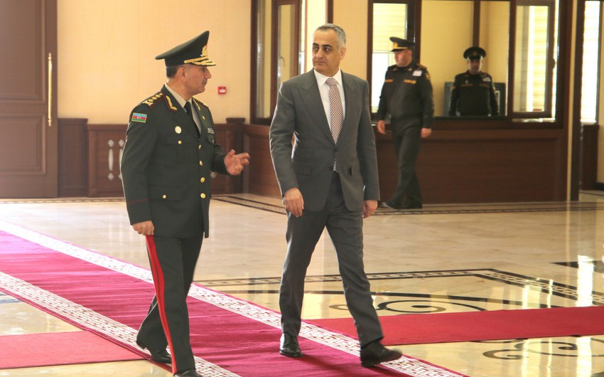 Fuad Nəcəfli Əlahiddə Ümumqoşun Orduya baş çəkdi - FOTO