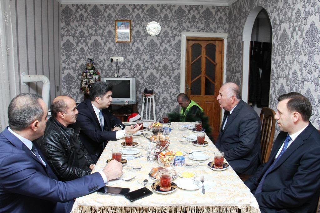 Şəhid ailələrinin ziyarəti davam etdirilir - FOTOLAR