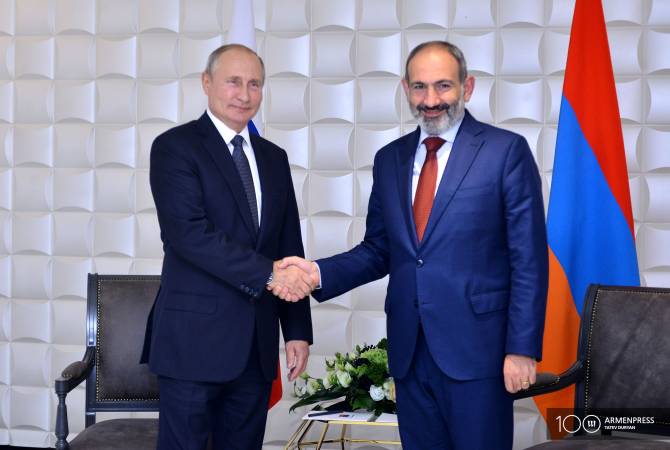 Putin Paşinyana məktub göndərdi