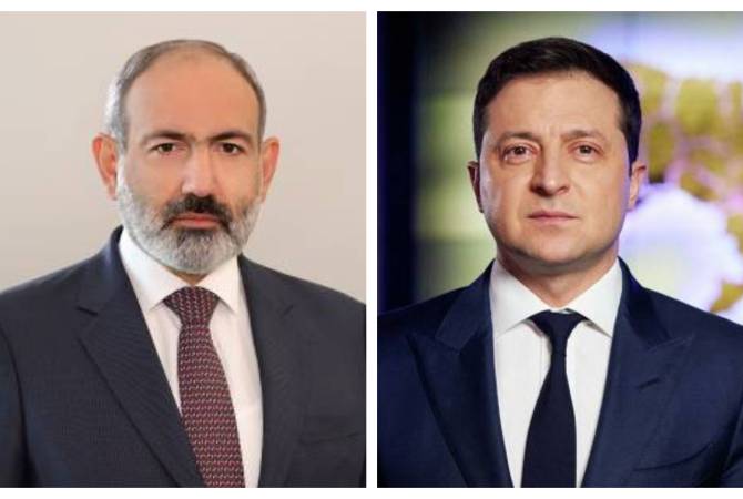 Paşinyan Zelenskini təbrik etdi