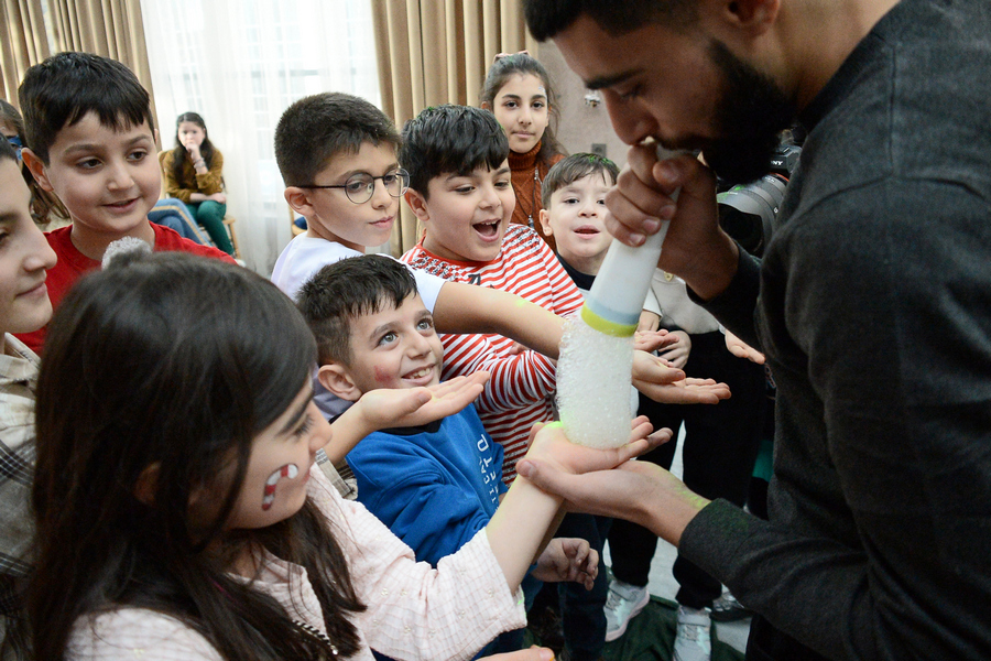 Nazirlik şəhid övladları üçün Yeni il şənliyi təşkil edib