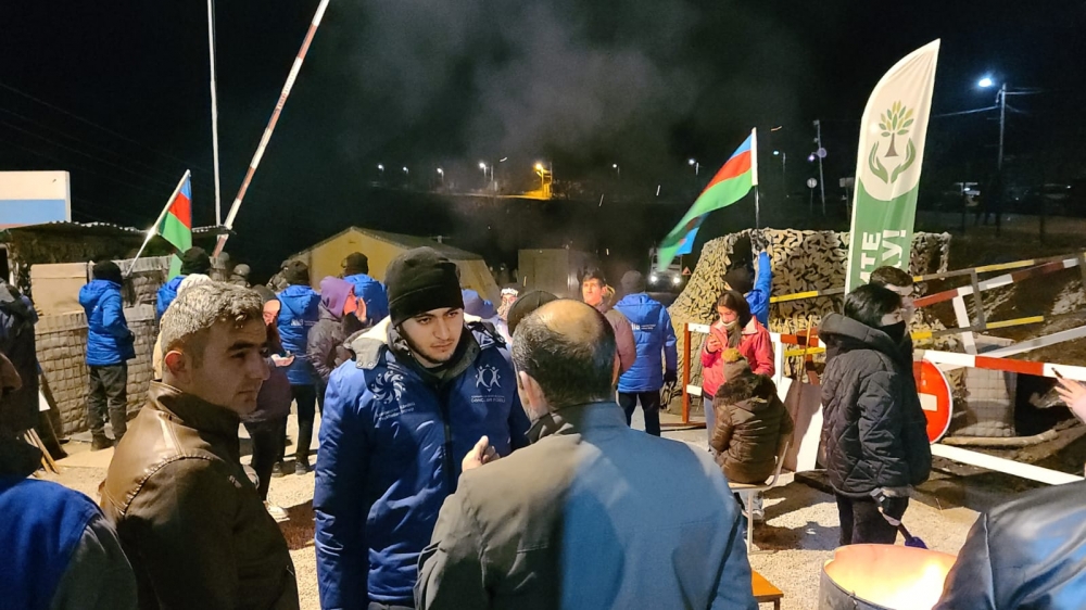 Laçın yolunda aksiya 23 gündür davam edir
