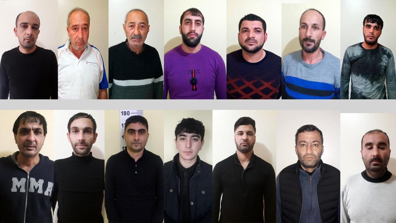 Polis Şirvanda əməliyyat keçirdi - 19 nəfər saxlanıldı